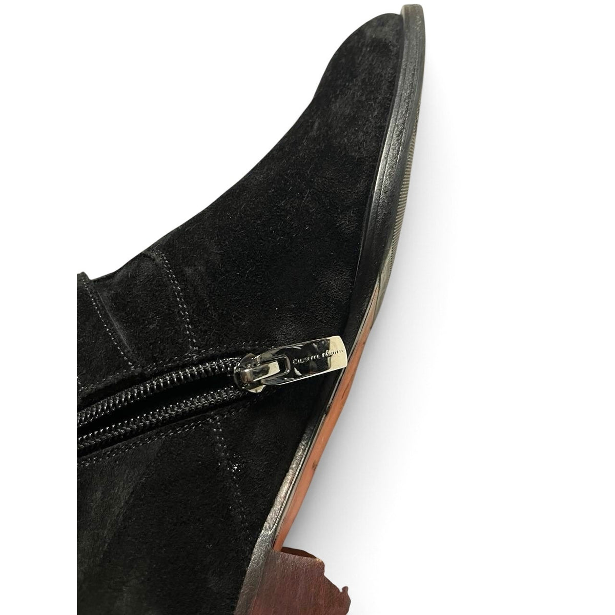 Giuseppe Zanotti Suede Buckle Ankle Boots