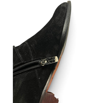Giuseppe Zanotti Suede Buckle Ankle Boots