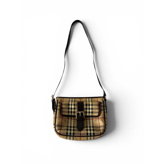 Burberry Nova Check Vintage Shoulder Bag