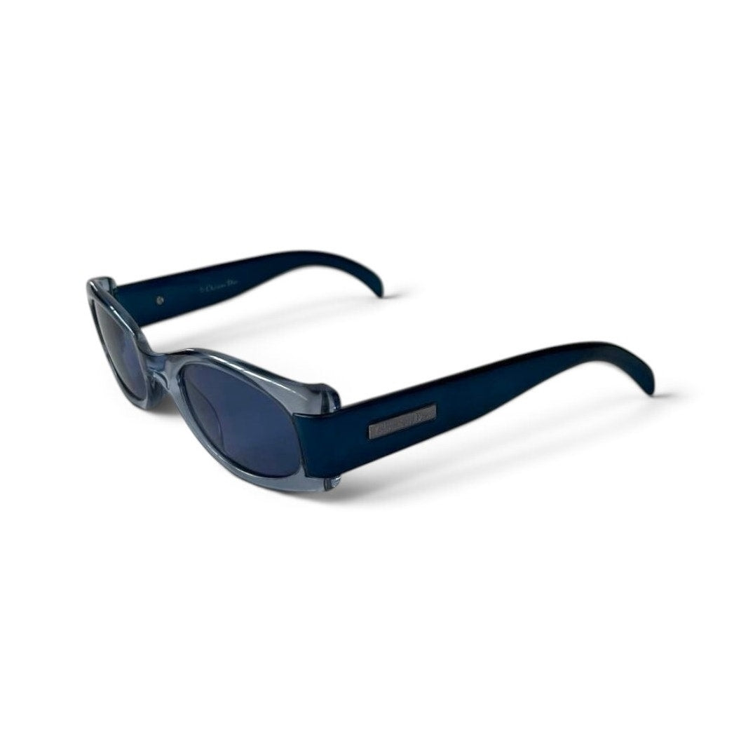 Christian Dior Manhattan Sunglasses Blue Transparent Frame
