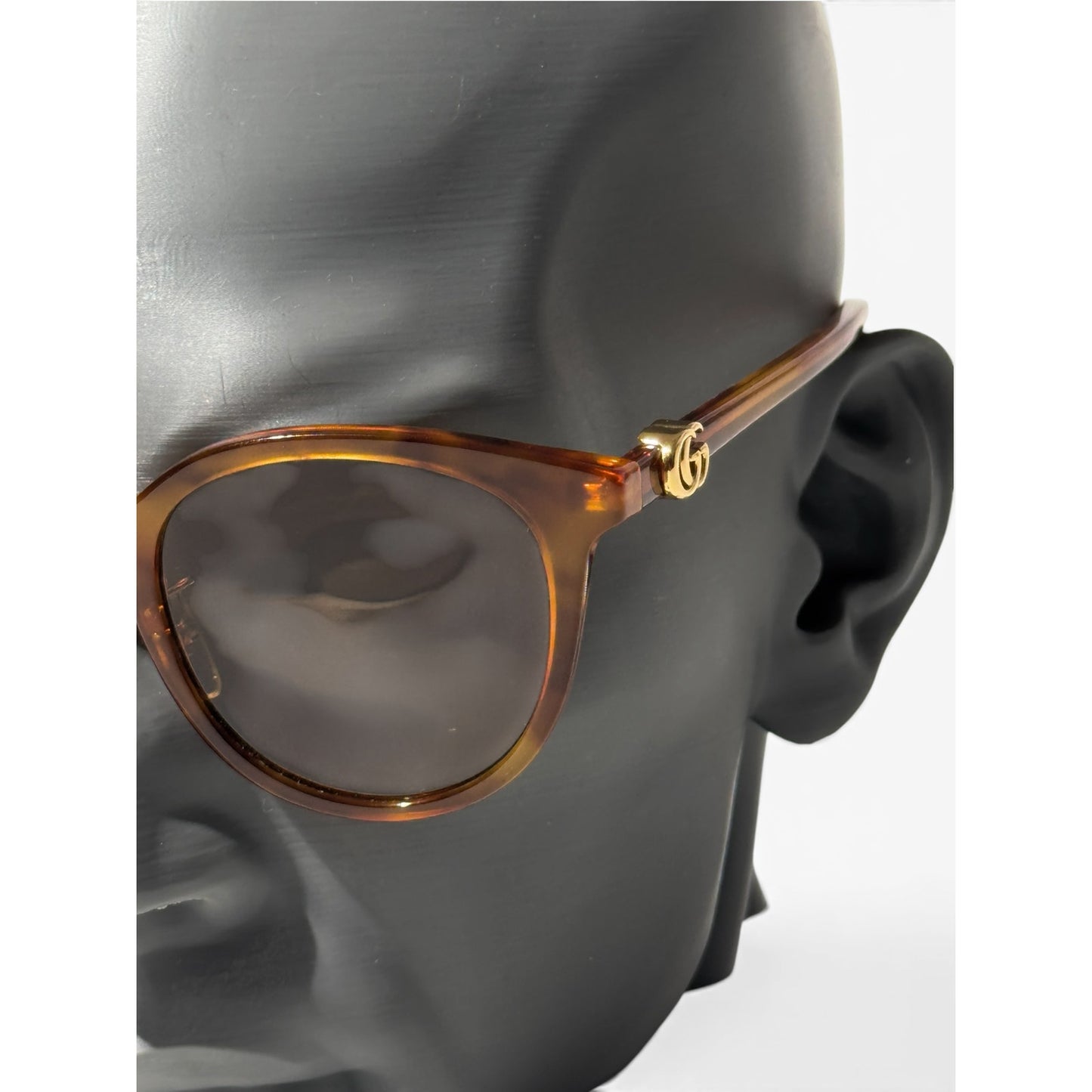 Gucci Oval Tortoise Sunglasses