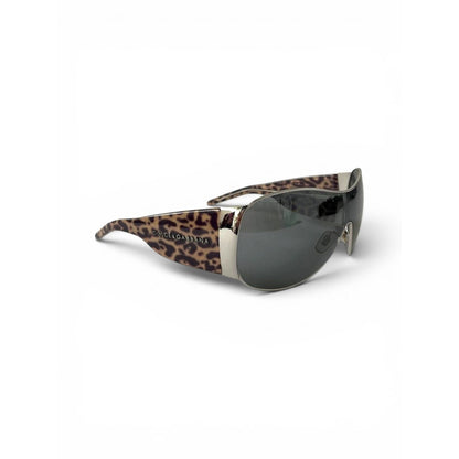 Dolce & Gabbana Leopard Shield Sunglasses