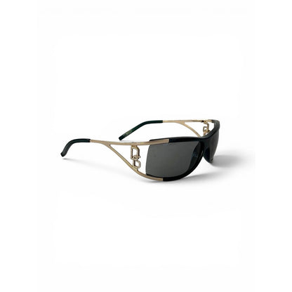 Dolce & Gabbana "DG" Logo Shield Sunglasses