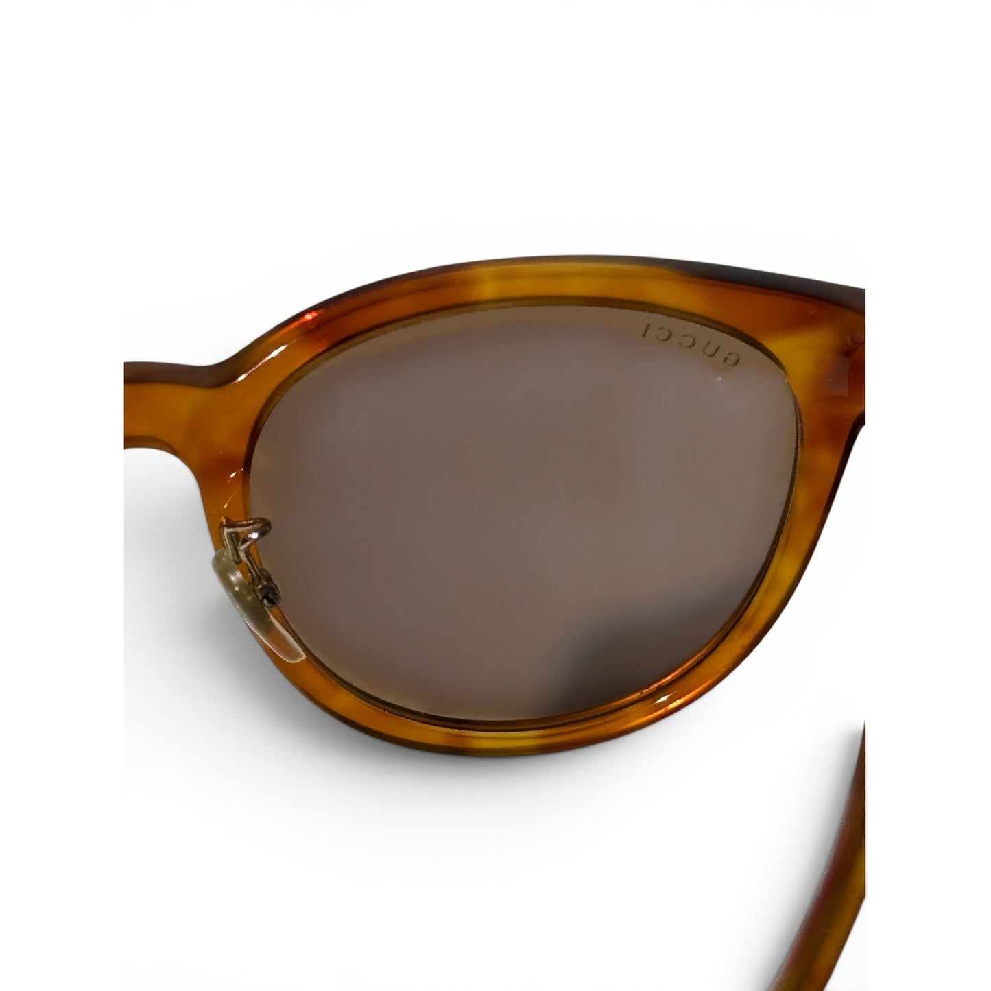 Gucci Oval Tortoise Sunglasses