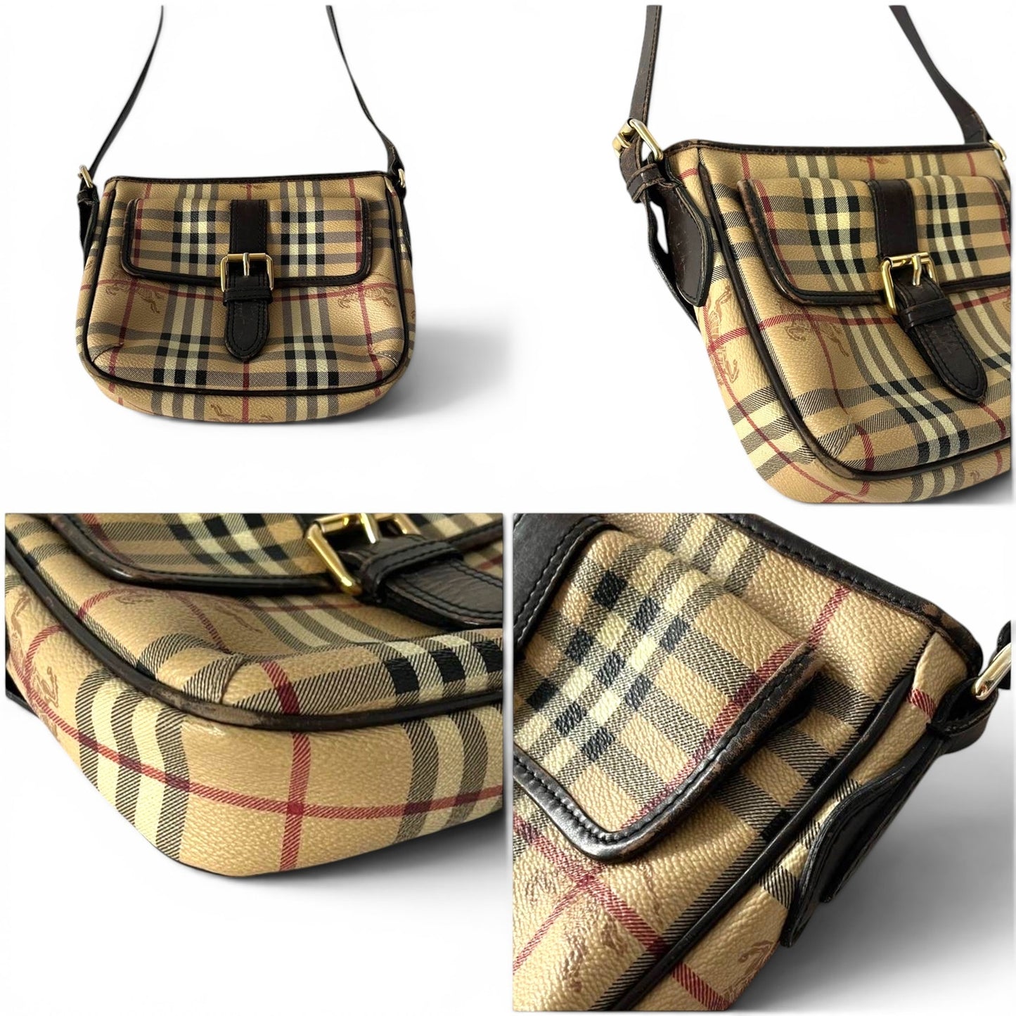 Burberry Nova Check Vintage Shoulder Bag