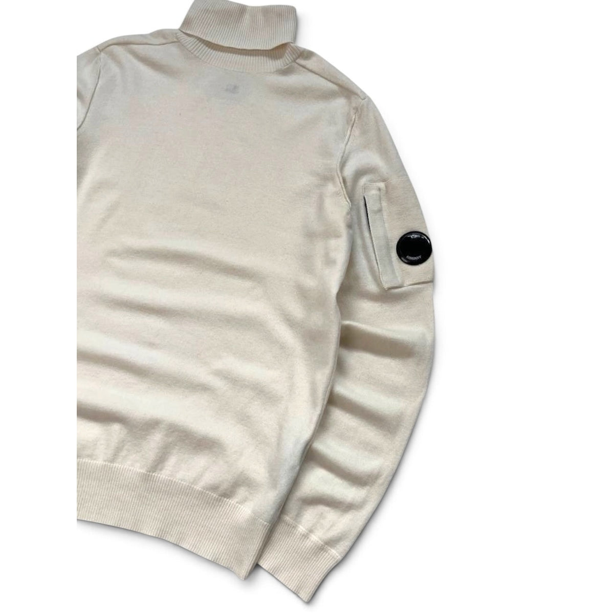 C.P. Company Men’s Turtleneck Lens Knit Sweater