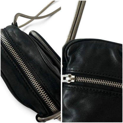 Alexander Wang Black Leather Multi-Pocket Crossbody Bag