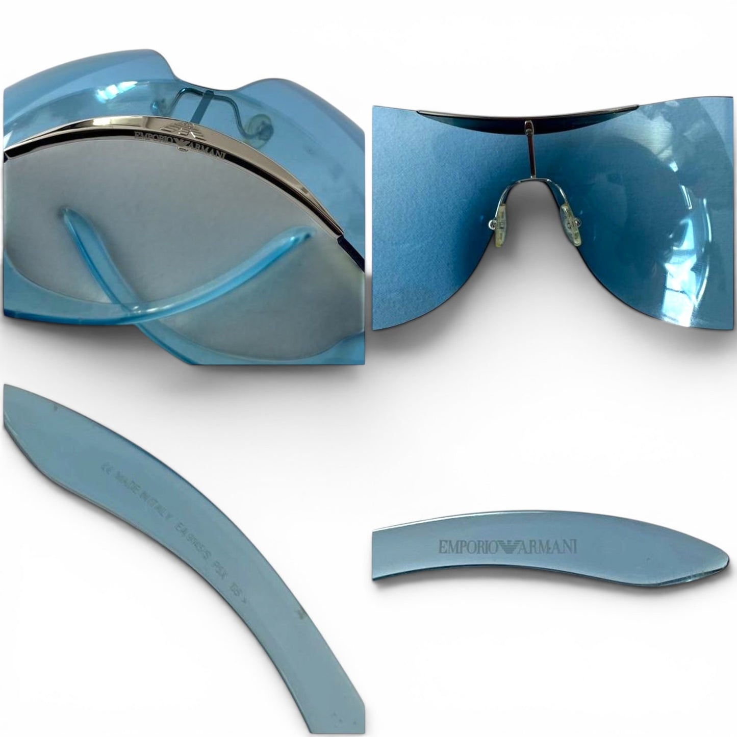 Emporio Armani Blue Shield Sunglasses