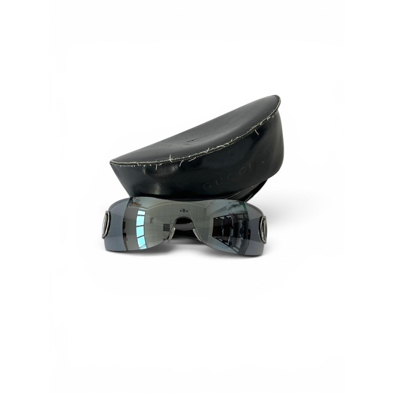 Gucci Shield Wrap Sunglasses