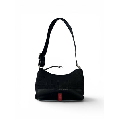 Prada Sport Mesh Red Tab Shoulder Bag