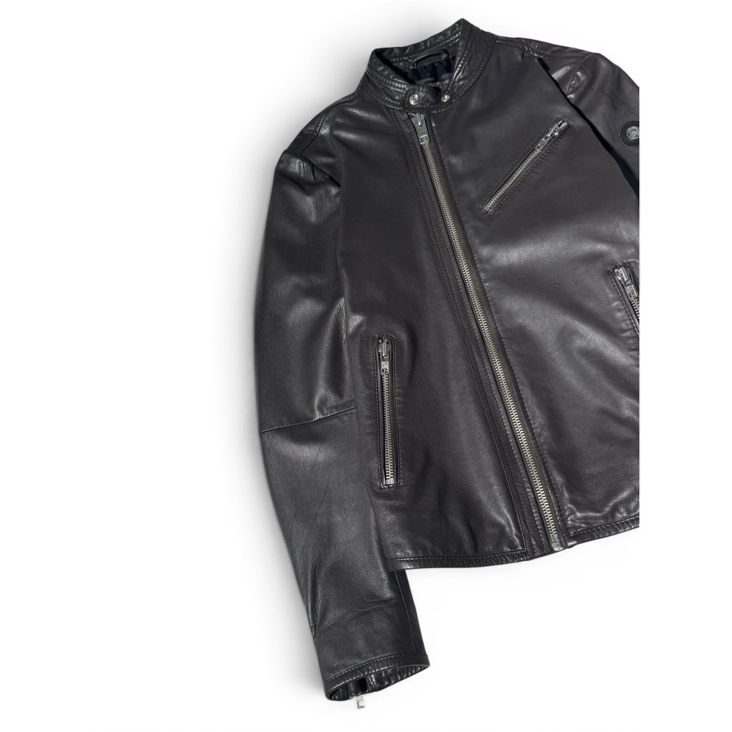 Diesel Archive Brown Leather Jacket