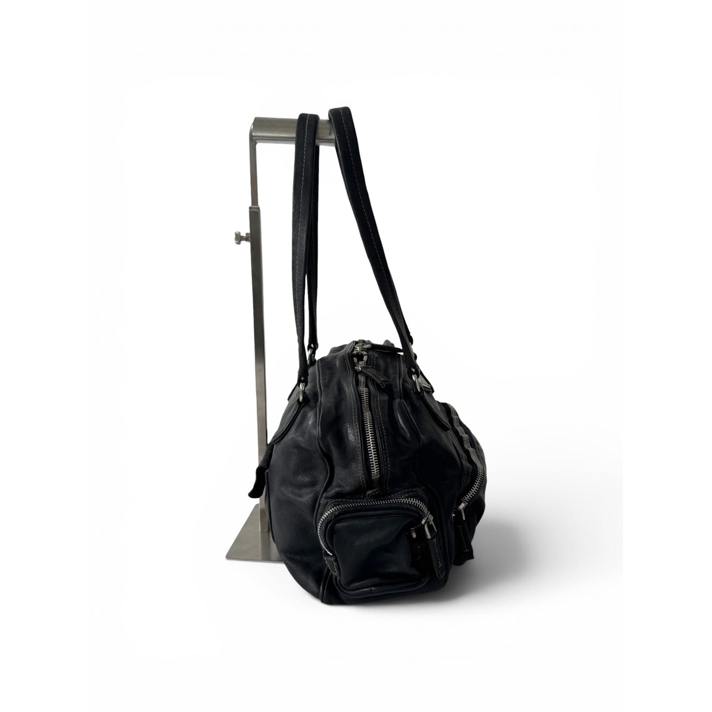 Prada Vitello Leather Cargo Shoulder Bag