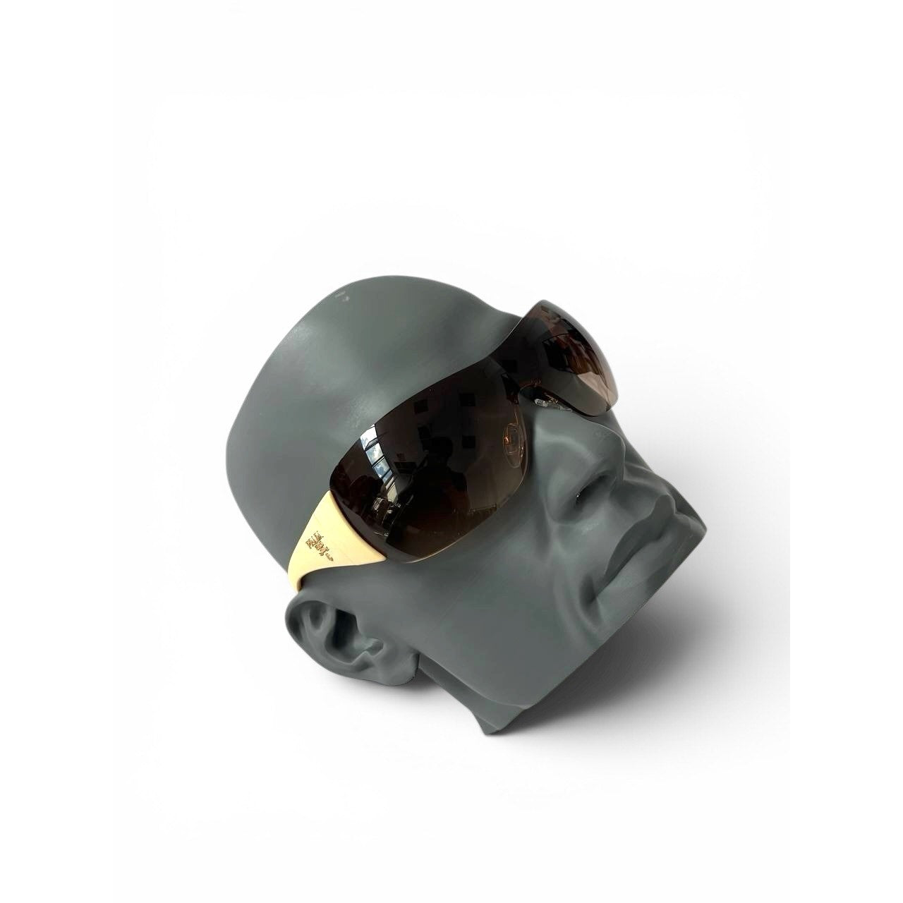 Prada Cream Shield Sunglasses
