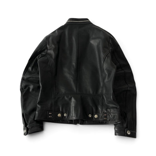 Diesel Leather Black Biker Jacket