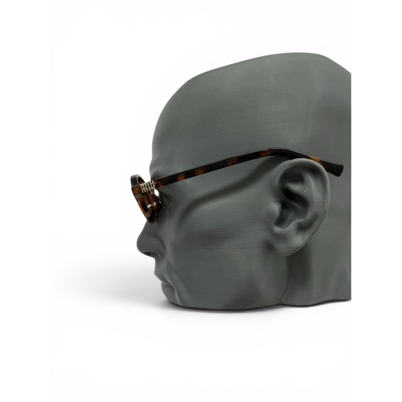 Miu Miu Oval Tortoiseshell Sunglasses