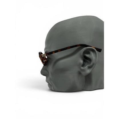 Miu Miu Oval Tortoiseshell Sunglasses