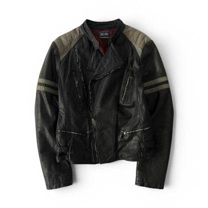 Jean Paul Gaultier Leather Vintage Moto Jacket