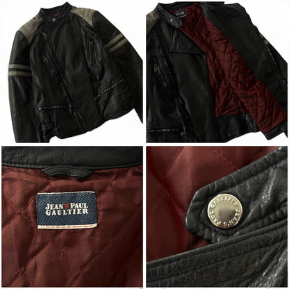 Jean Paul Gaultier Leather Vintage Moto Jacket