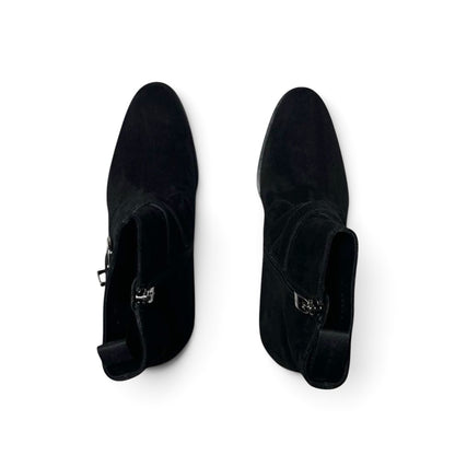 Giuseppe Zanotti Suede Buckle Ankle Boots
