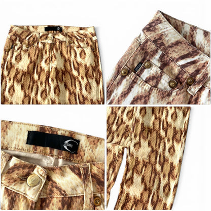 Just Cavalli Snake Print Jeans