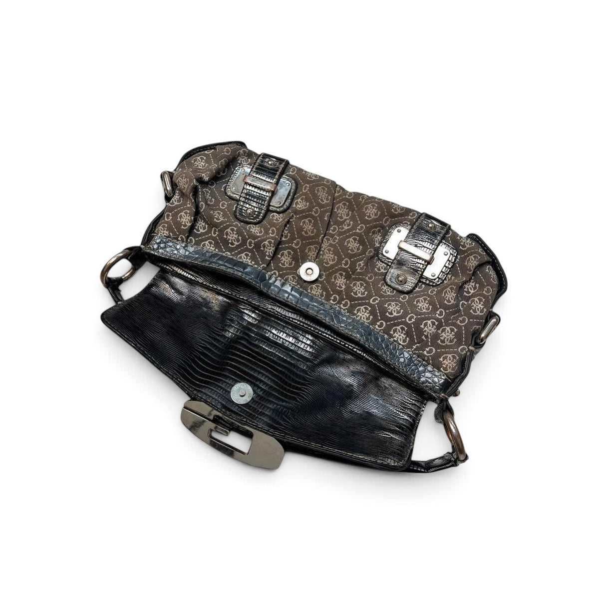 Guess Vintage Y2K Monogram Shoulder Bag
