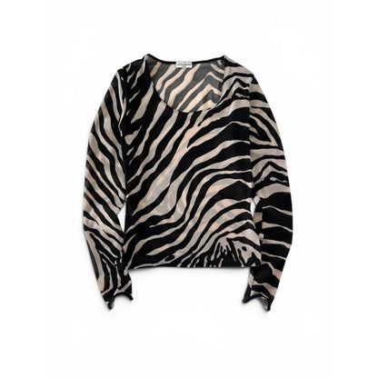 Dolce & Gabbana Zebra Mesh Top