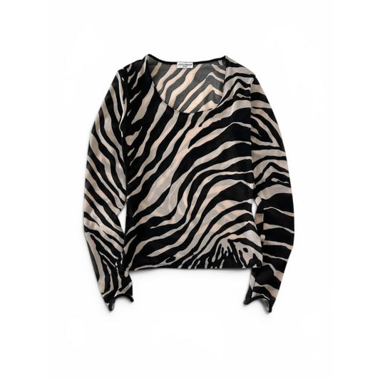 Dolce & Gabbana Zebra Mesh Top