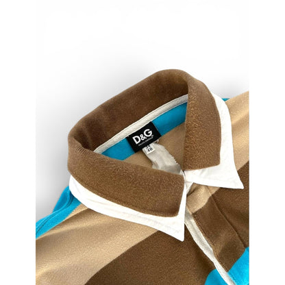 Dolce & Gabbana Striped Rugby Polo