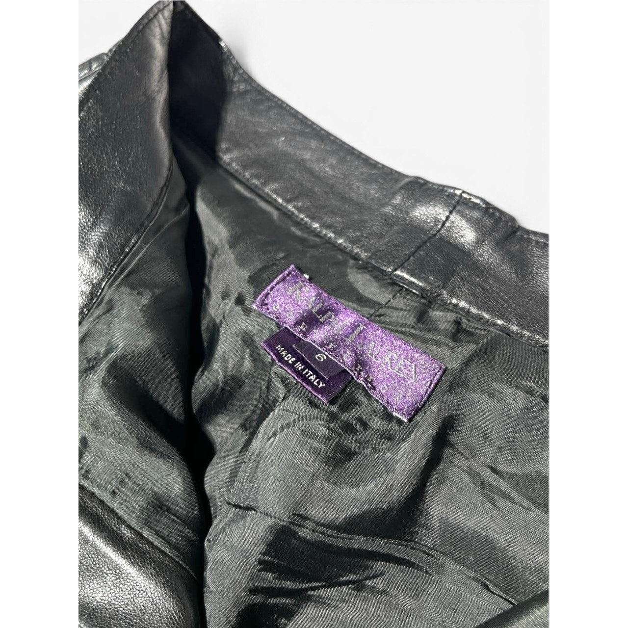 Ralph Lauren Purple Label Leather Pants