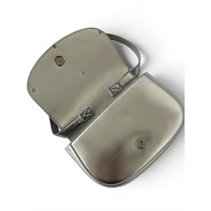 Diesel Metallic Silver Shoulder Bag