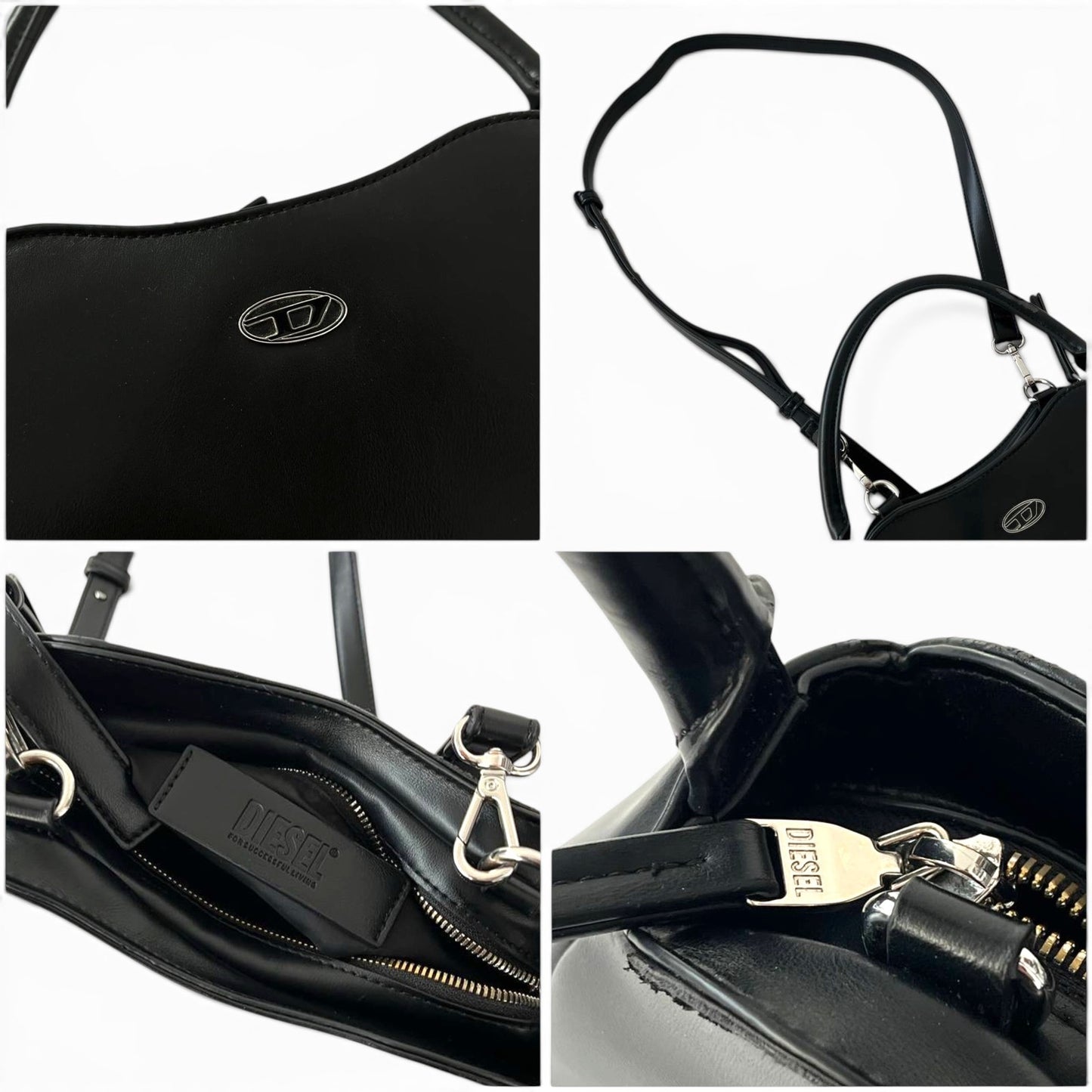 Diesel Curved Shoulder Bag