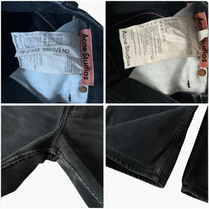 Acne Studios Wide Leg Bootcut Jeans