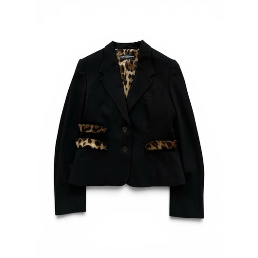 Dolce & Gabbana Cropped Wool Blazer