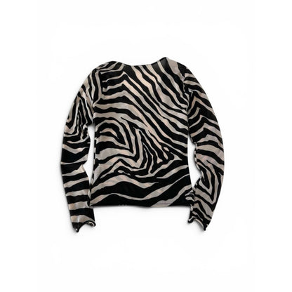Dolce & Gabbana Zebra Mesh Top