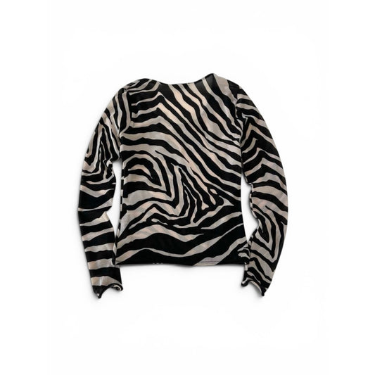 Dolce & Gabbana Zebra Mesh Top