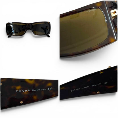 Prada Baroque Wraparound Sunglasses