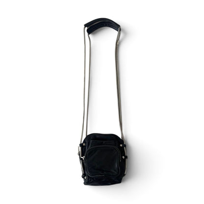 Alexander Wang Black Leather Multi-Pocket Crossbody Bag