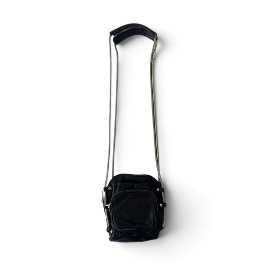 Alexander Wang Black Leather Multi-Pocket Crossbody Bag