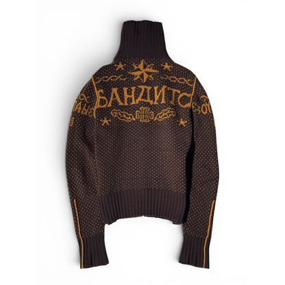 FW04 Diesel "Bandits" Wool Knit Sweater