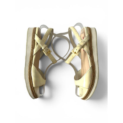 Prada Linea Rossa Patent Sandals
