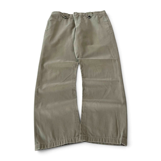 Dior Homme Beige Wide Leg Trousers Pants