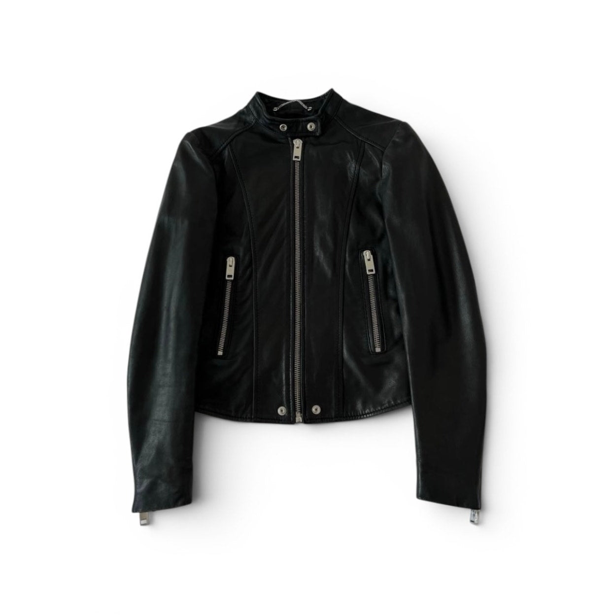 Diesel Lambskin Leather Racer Jacket