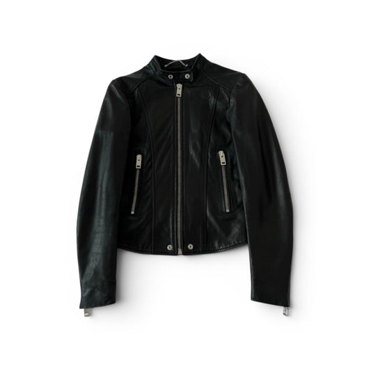 Diesel Lambskin Leather Racer Jacket