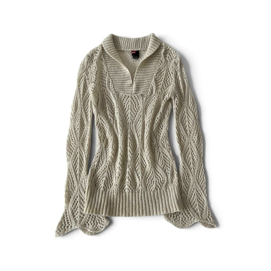 Diesel Open Knit Wool Blend Sweater