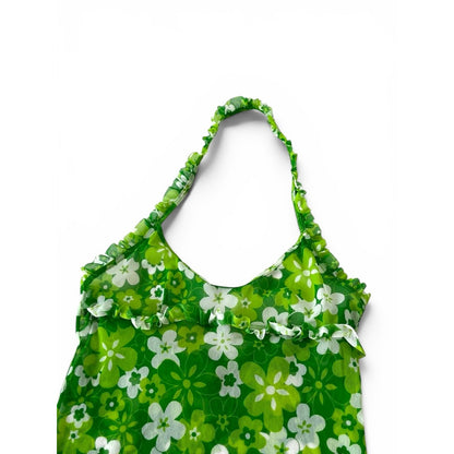 Dolce & Gabbana Beachwear Floral Mesh Halter Top
