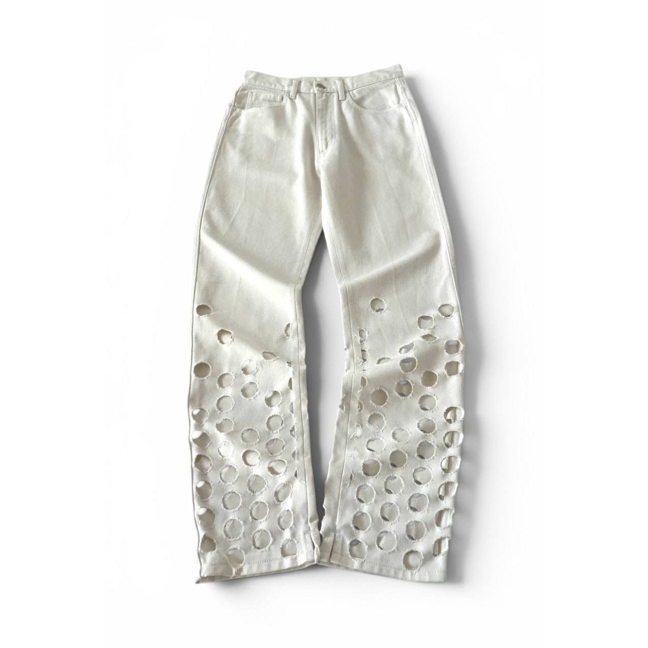 Maison Martin Margiela Archive Cut-Out Denim Pants