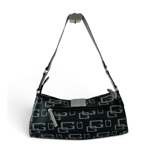Guess Vintage Monogram Buckle Shoulder Bag