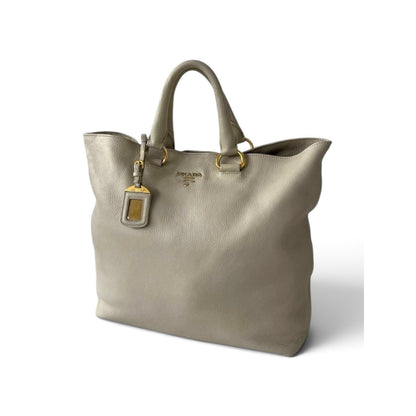 Prada Vitello Daino Leather Tote Bag