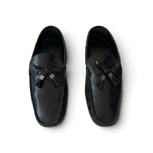 Louis Vuitton Damier Infini Hockenheim Moccasins Driving Shoes