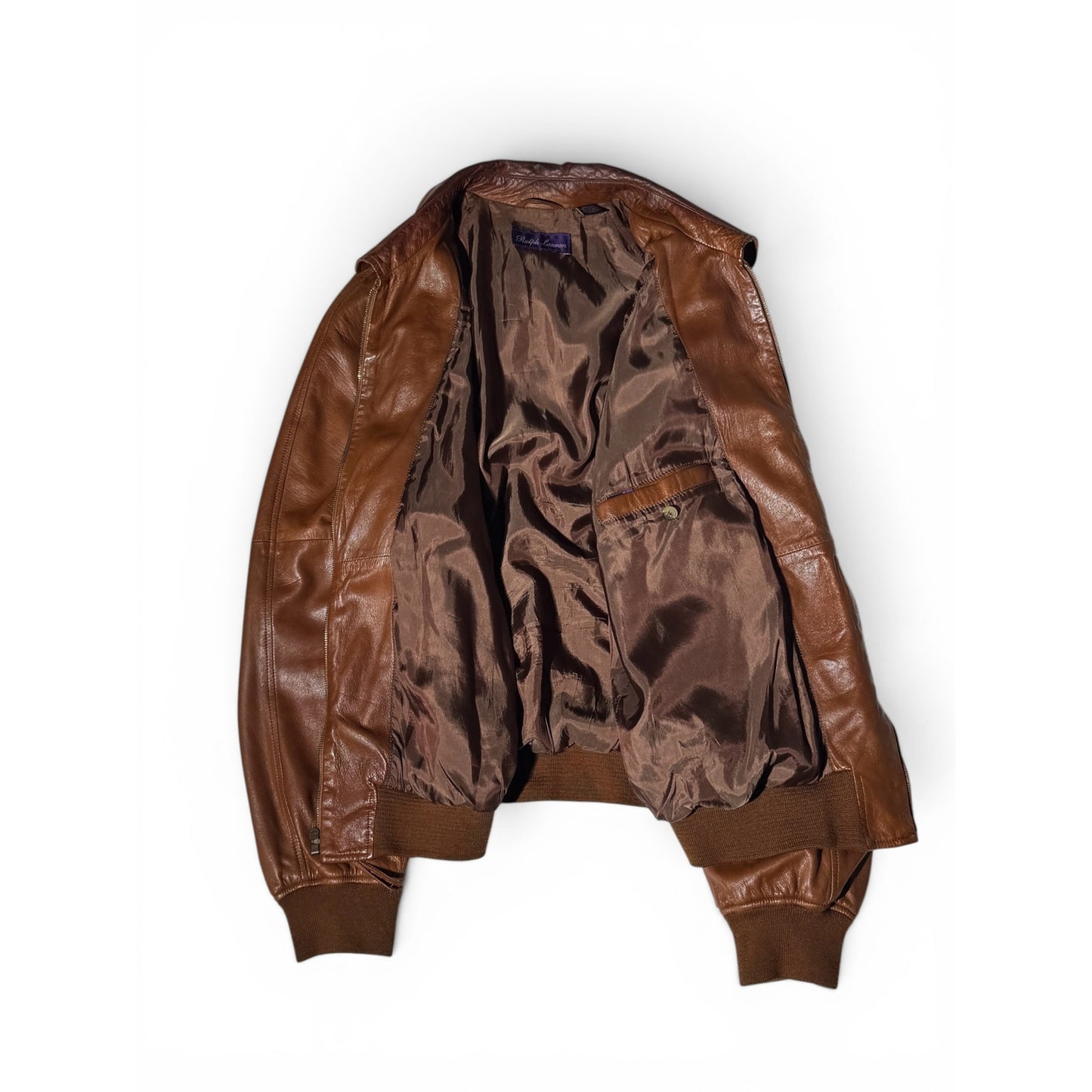 Ralph Lauren Purple Label Lambskin Leather Jacket
